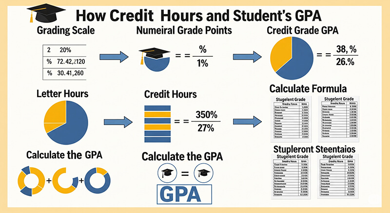 A guide to calculating GPA using quality points and credit hours.