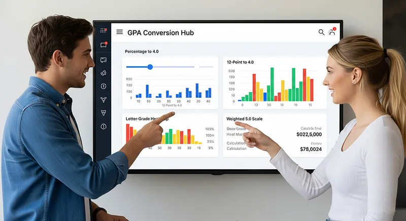 Example of a GPA conversion chart for Nigeria 5-point to 4.0 scale