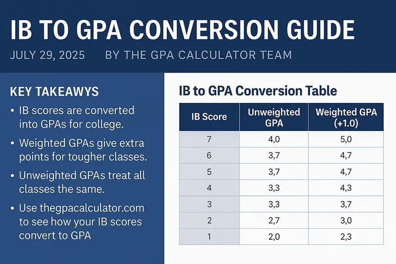 Test-Optional vs. GPA Thresholds—IB to GPA conversion