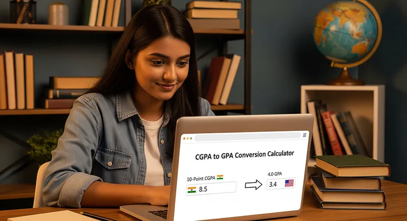 Comparison of Indian 10-point GPA scale to the 4.0 scale